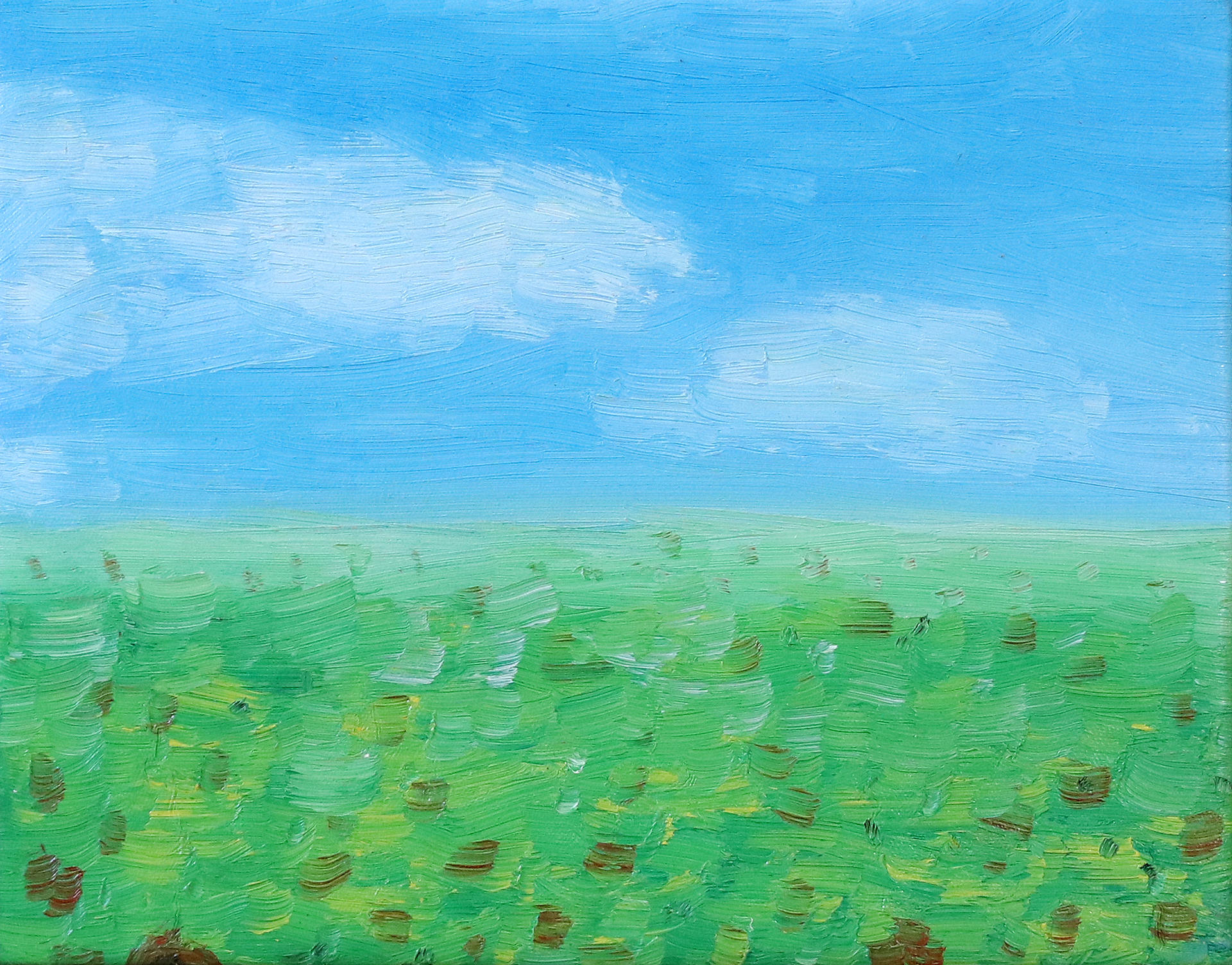 01 颜恩泽作品《The Daydream 9(白日梦9）》35x45cm 布面油画